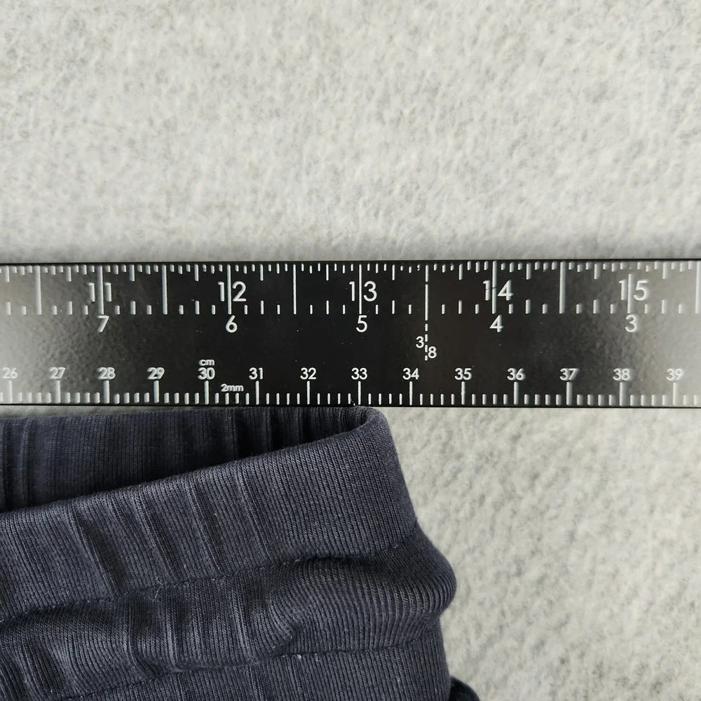 Caliville Joggers Sweatpants Men Large Navy Blue Cotton Stretch Drawstring Waist